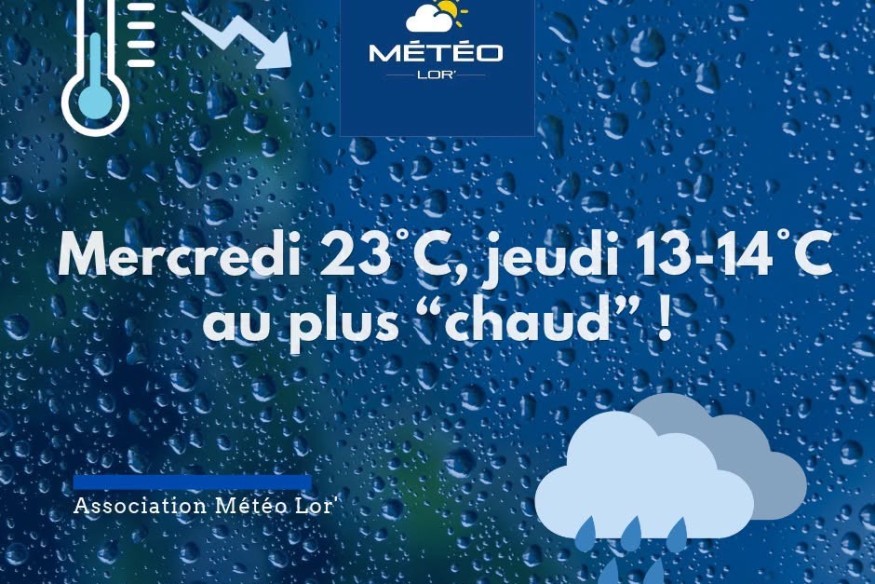 Météo : plusieurs passages pluvieux attendus en Lorraine